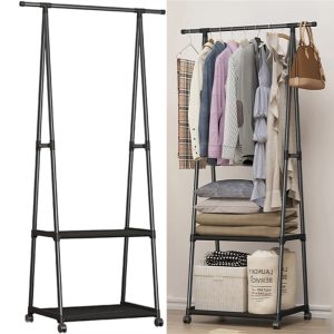 Coat Rack With Wheels - Image 1