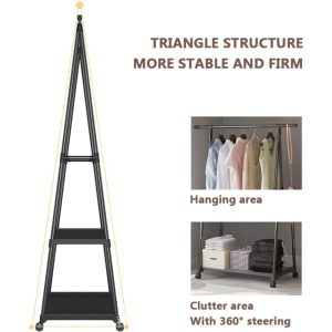 Coat Rack With Wheels - Image 3