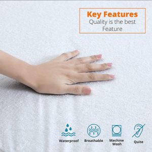 100% Cotton Towel Waterproof Pillow & Mattress Protectors - Image 4