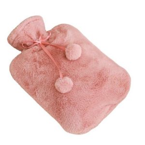 2L PVC Hot Water Bottle With Fluffy Cover (L32 x W20)cm - Image 5