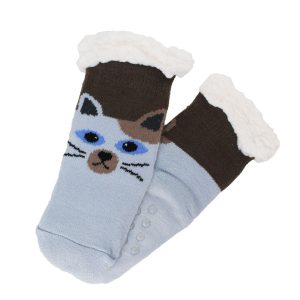 Kids Slipper Socks Winter Warm Fleece - Image 3