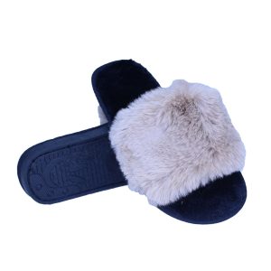 Women's 20mm Faux Fur Home Slippers - Image 5