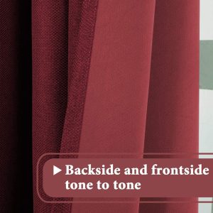 Bordo - Linen Blackout Curtain 260cm Long for Bedroom - Image 3