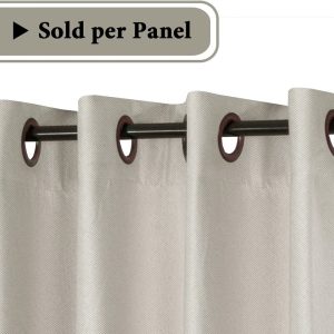 Offwhite - Linen Blackout Curtain 140x260cm - Image 3