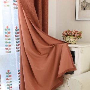 Rosewood - Linen Blackout Curtain 140x260cm - Image 2
