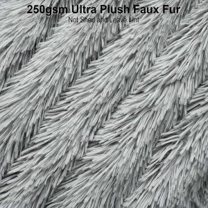 Double sided Faux Fur Sherpa Fleece Blanket 200*230 cm - Image 6