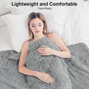 Double sided Faux Fur Sherpa Fleece Blanket 200*230 cm - Image 3