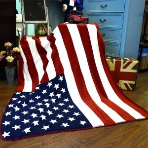 USA Flag Kids Blanket Fleece 160x200 cm - Image 1