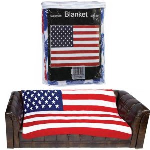USA Flag Kids Blanket Fleece 160x200 cm - Image 2