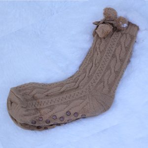 Women Slipper Socks Winter Warm Fleece - Image 12