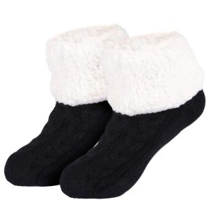 Women Slipper Socks Winter Warm Fleece - Image 5