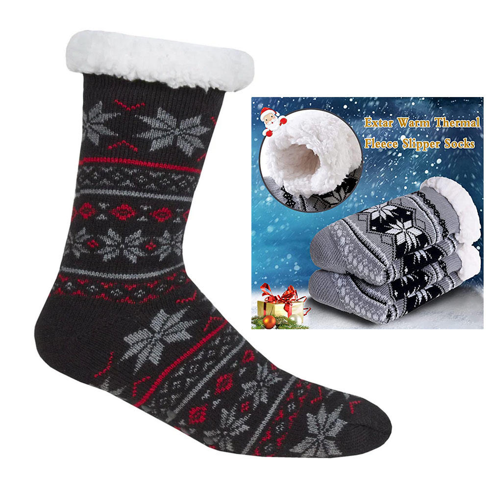 Men's Winter Thermal Fleece Lining Socks - TezkarShop Official Website