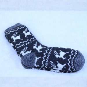 Men Winter Thermal Fleece Lining Knit Slipper Socks - Image 3