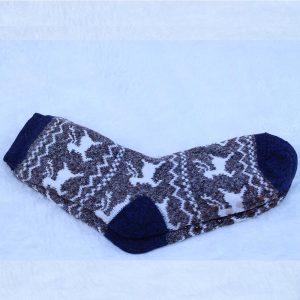 Men Winter Thermal Fleece Lining Knit Slipper Socks - Image 5
