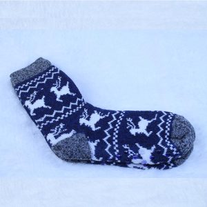 Men Winter Thermal Fleece Lining Knit Slipper Socks - Image 7