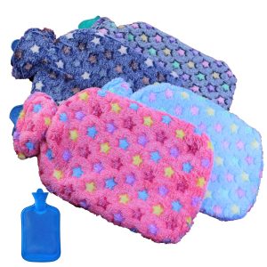 2L Super Soft Fluffy Hot Water Bottle and Cover (L32 x W20)cm - Image 3