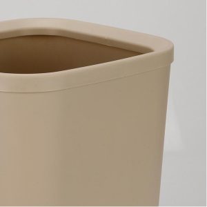 Sanitary, Matt Plastic Trash Can - Image 7