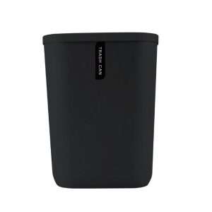 Sanitary, Matt Plastic Trash Can - Image 4