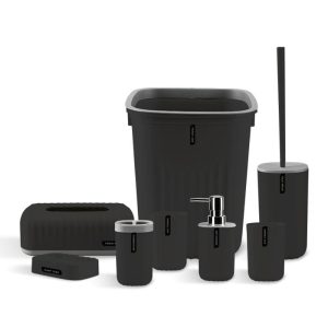 8 Pcs Bathroom Accessory Set - Image 4