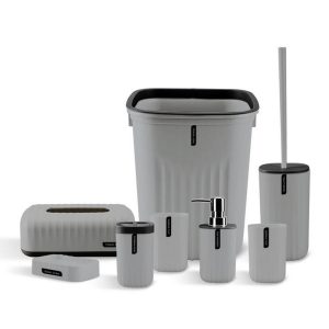 8 Pcs Bathroom Accessory Set - Image 3