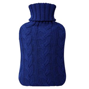 Rubber Hot Water Bottle with Cover Knitted - Image 6