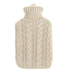 Rubber Hot Water Bottle with Cover Knitted - Image 5