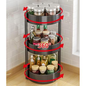 Carbon Steel Rotating Spice Rack - Image 8
