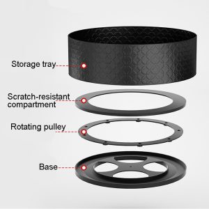 Carbon Steel Rotating Spice Rack - Image 5