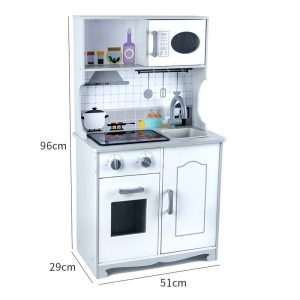 Pretend Children’s Kitchen – Grey - Image 4