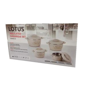 Set of 4 Round Thermal Insulating Pots for Food Storage - Image 3