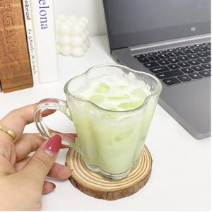 6 PCS Flower Shaped Glass Cup - Image 3