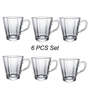6 PCS Flower Shaped Glass Cup - Image 4