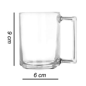 6 PCS Mug Glass With Handle - Image 2