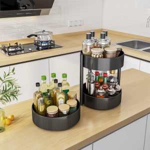 Carbon Steel Rotating Spice Rack - Image 3