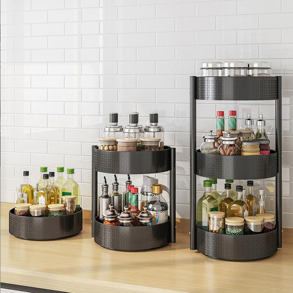 Carbon Steel Rotating Spice Rack Official site