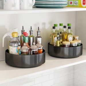 Carbon Steel Rotating Spice Rack - Image 4