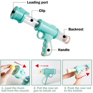 Blaster-automatic 971-2 Air powered gun, shoots soft balls - Image 3