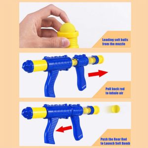 Blaster-automatic 971-3 Air powered gun, shoots soft balls - Image 5