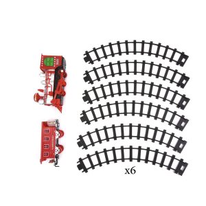 Battery Operated Steam Train Track with Light & Sound 235cm Track - Image 3