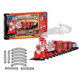 Battery Operated Steam Train Track with Light & Sound 355cm Track - Image 1