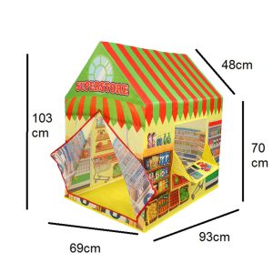 Super Store, Tent Play House for Kids With 50Pcs Colored Ball - Image 5