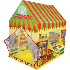 Super Store, Tent Play House for Kids With 50Pcs Colored Ball - Image 6