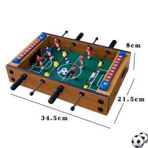 Mini Wooden Desktop Football Toy - Image 2