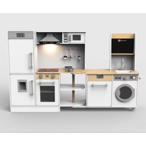 Wooden Children's Kitchen - White - Image 1