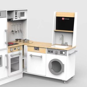 Wooden Children's Kitchen - White - Image 3