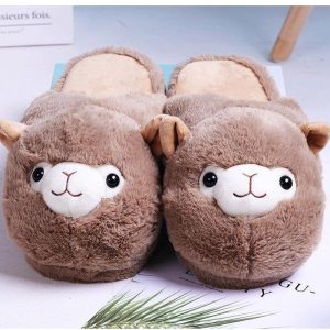 Ultra Fluffy Alpaca Slippers - Image 4