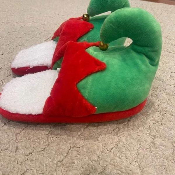 Christmas elf sale slippers