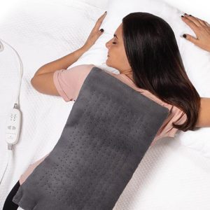 Heat Deluxe Massaging Weighted Heating Pad - Image 1
