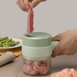 4 in 1 Handheld Electric Vegetable Cutter Set - Image 3