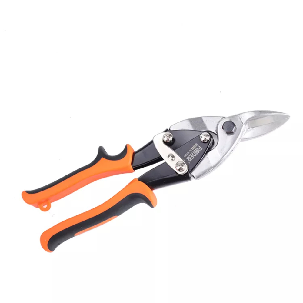 Finder, 10'' Straight Cut Aviation Snips Left Bent